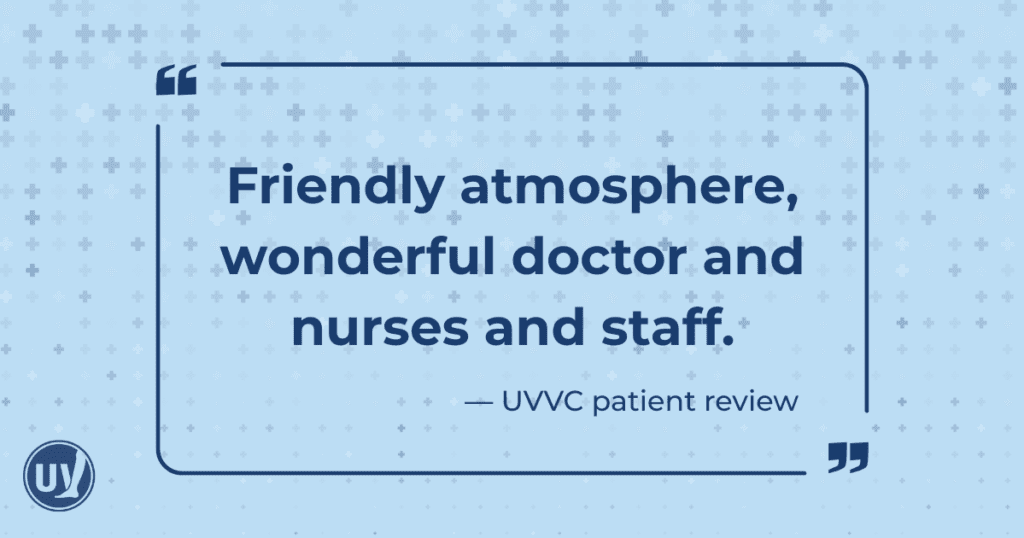 UVVC Tampa patient testimonial