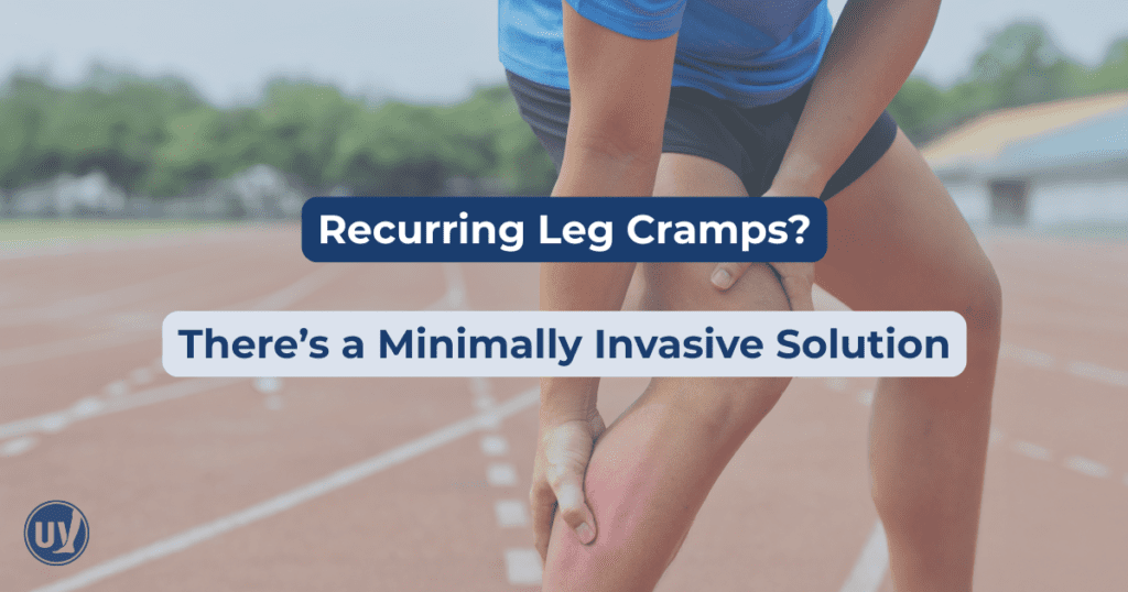 Graphic showing running having leg cramps.