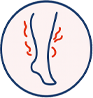 Aching or heavy legs icon