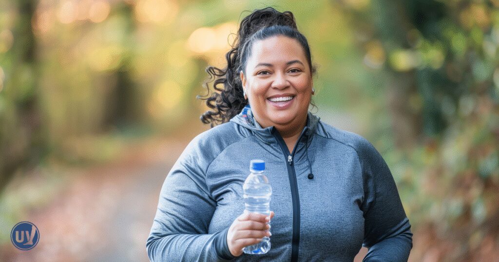 Staying hydrated during exercise is essential for optimal vein health