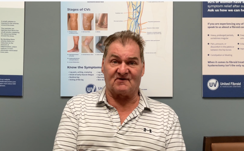 Darcy, a patient at United Vein & Vascular Centers of Boca Raton, after vein treatment
