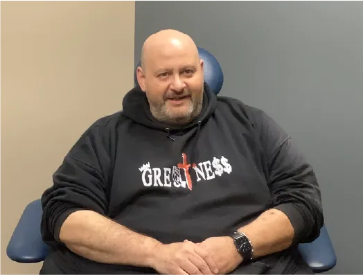 Ivan R. of Tampa, FL after vascular wound treatment from United Vein &amp; Vascular Centers