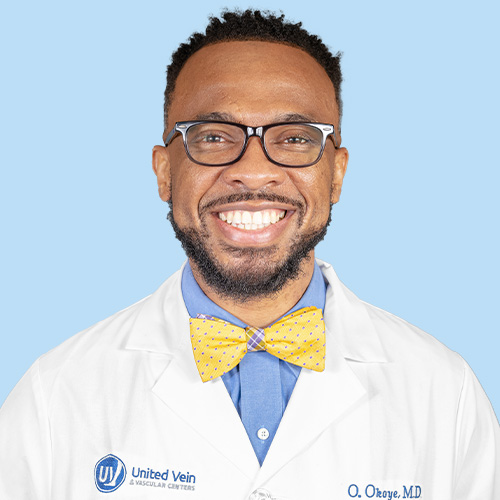 OBI OKOYE, M.D. vascular specialist at United Vein & Vascular Centers