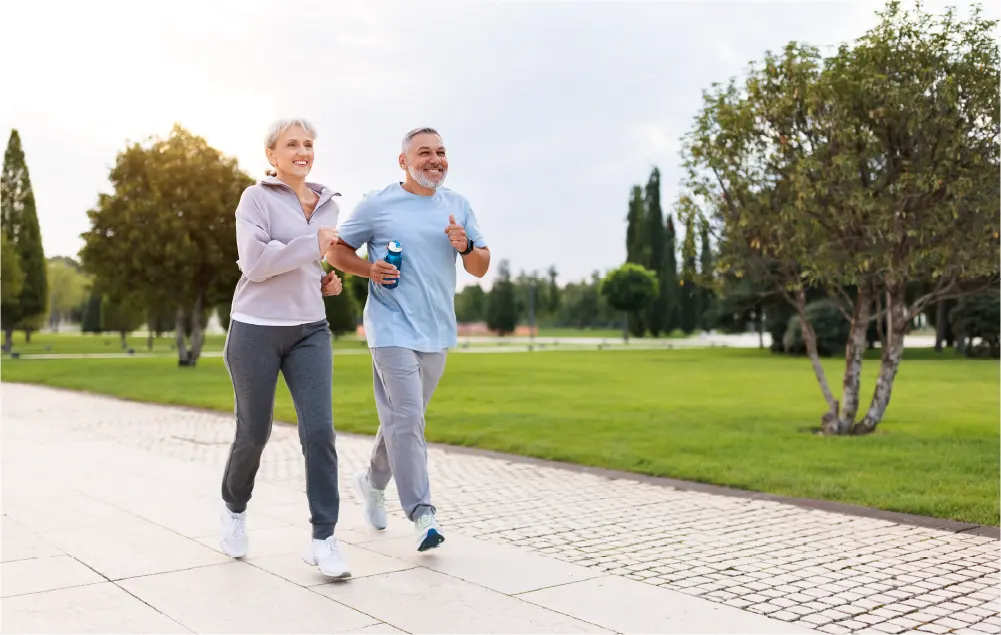Walking is a good way to improve circulation