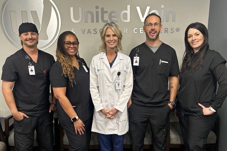 Dr. Patricia Fletcher and her expert clinic staff at United Vein & vascular Centers of South Tampa, FL