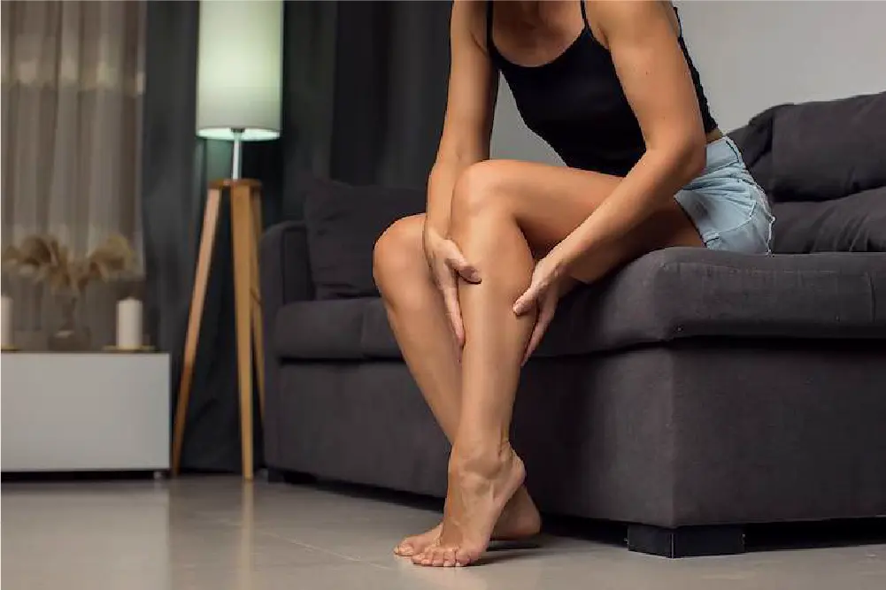 Heavy legs at the end of the day