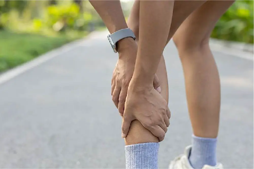 Heavy legs while walking