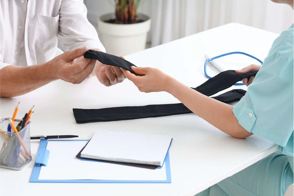Compression socks may help prevent blood clots in legs