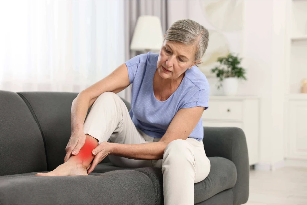 Burning legs can have associated symptoms 