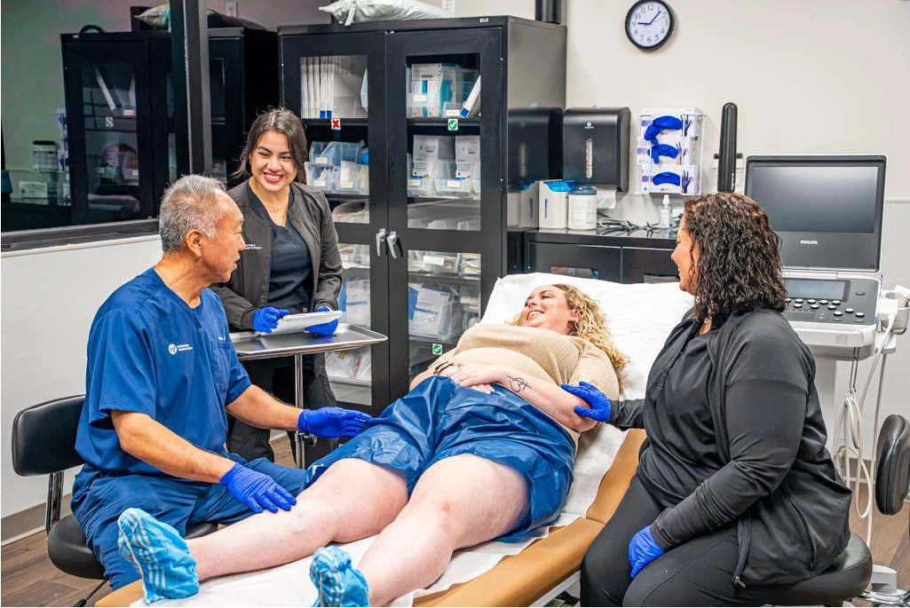 Visible vein removal at United Vein & Vascular Centers