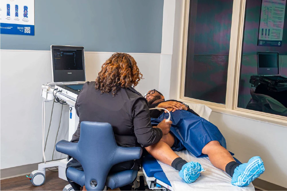 Treatment for tingling in calf includes minimally invasive vein treatment